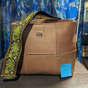 Portland Leather Goods Large Hava Charlotte Crossbody Bag